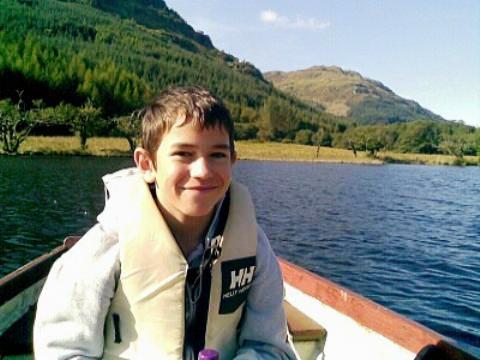 Boating on Loch Eck